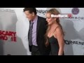 Lindsay Lohan And Charlie Sheen All Smiles Arriving At Scary Movie 5 LA Premiere