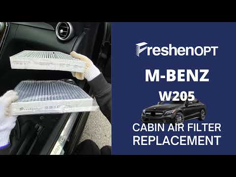 How to replace cabin air filter for Mercedes-Benz W205 (C300, C43 AMG, GLE350...)?