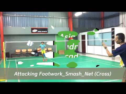 Attacking Footwork_Smash_Net (Cross)