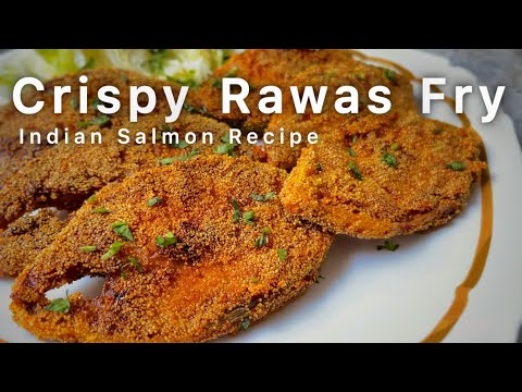 Crispy Rawas Fry | Easy Indian Salmon Recipe!!!