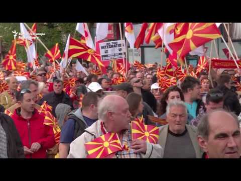 Macedonia Protesters Demand EU 'Respect'