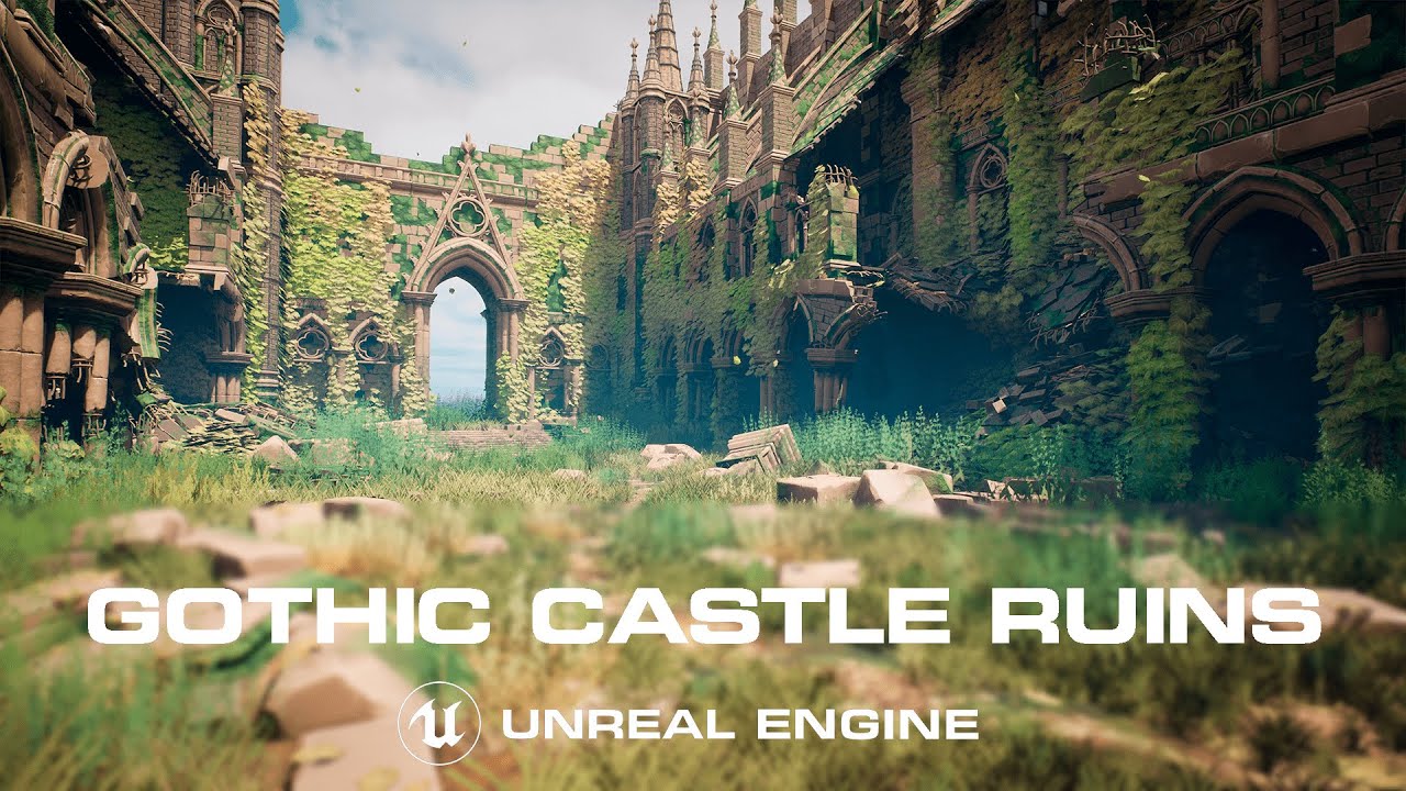 Gothic Castle Ruins UE5