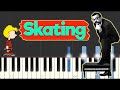 Vince Guaraldi - Skating - Jazz Piano Tutorial (~Sheets, Midi and backing track in descripition~)