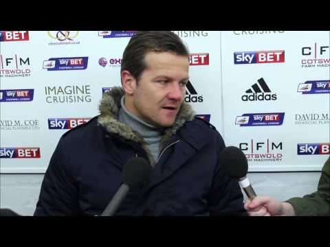 Mark Cooper reacts to Swindon Town 0 Gillingham 3