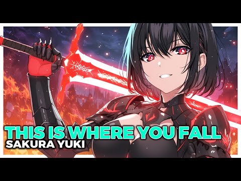 [Nightcore] This Is Where You Fall (Villain • Female Vocals) [Lyrics]