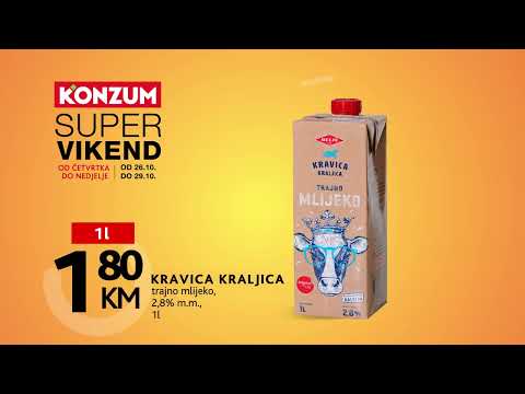 Super vikend u Konzumu! 26.10.- 29.10.2023.