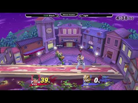 Smash 4: TSUN | Black (Ryu) V Light (Fox) - Ascendance 99 Tournament SSB4