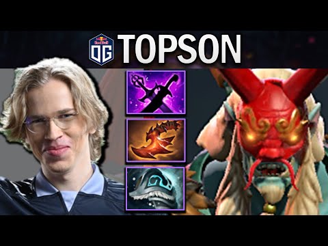 OG.TOPSON GRIMSTROKE - CRAZY NEW MID META - DOTA 2 7.30 GAMEPLAY