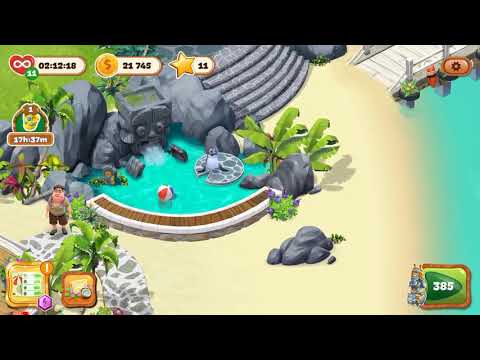 Lost island Blast Adventure 384 level Gameplay