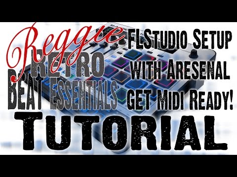 M-Audio Trigger Finger Pro - Setting up with FlStudio - Midi Ready Tutorial (Part1)