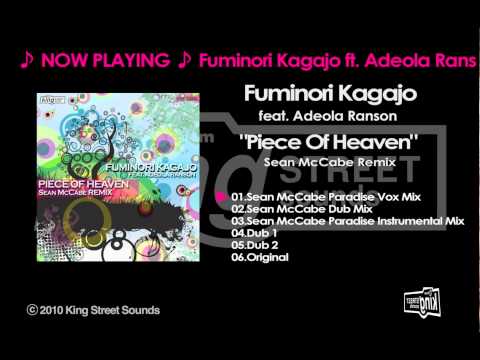 Fuminori Kagajo feat. Adeola Ranson - "Piece of Heaven"(Sean McCabe Paradise Vox Mix)