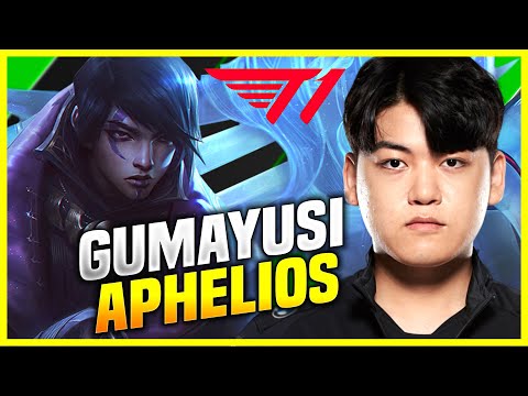 GUMAYUSI PLAYS 200 YEARS! - T1 Gumayusi Plays Aphelios ADC vs Ezreal! | KR SoloQ Patch 10.21