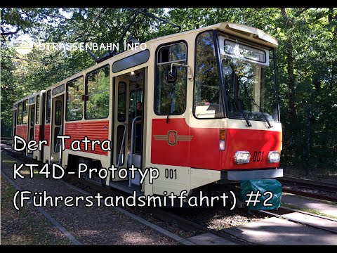 Mit dem Tatra KT4D Prototypen (001) auf der Tram 94 unterwegs (Führerstandsmitfahrt) #2