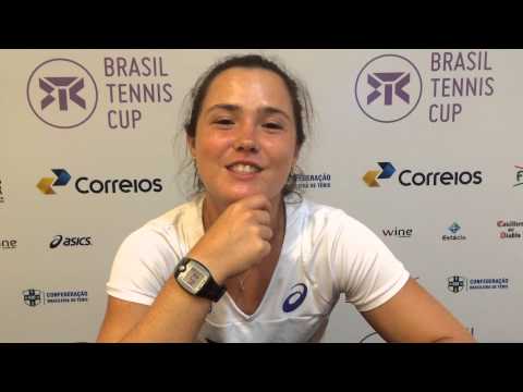 Gabriela Cé convida torcida para a 2ª rodada do Brasil Tennis Cup