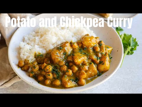 Caribbean Aloo & Channa Curry | Simple Potato & Chickpea Dish