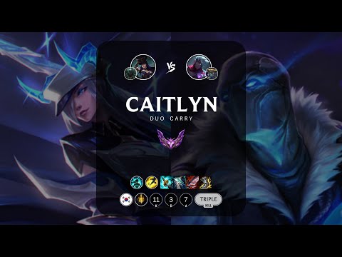 Caitlyn ADC vs Varus - KR Master Patch 13.11