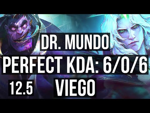 DR. MUNDO vs VIEGO (JNG) | 6/0/6, Rank 4 Mundo, Dominating | NA Challenger | 12.5