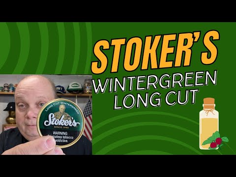 Stokers Wintergreen Long Cut Dipping Tobacco aka Moist Snuff