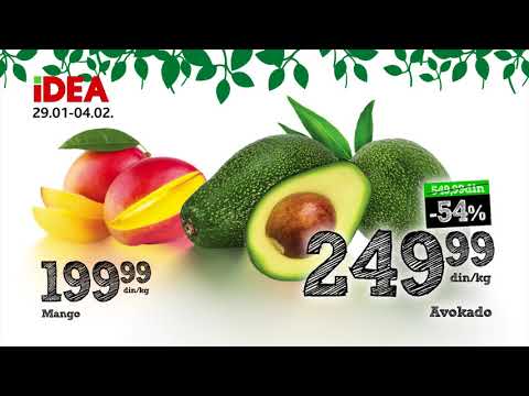 IDEA katalog - popust na egzotično voće i povrće 29.01 - 4.02.2018.