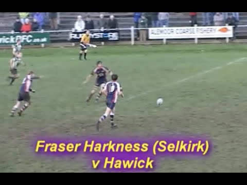 RUGBY MAGIC MOMENT - FRASER HARKNESS TRY (SELKIRK v HAWICK NOV 2011)