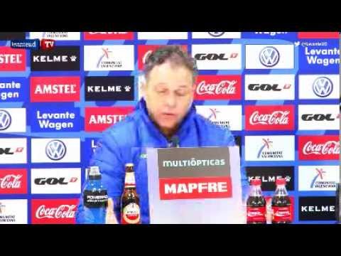 Rueda de prensa de Joaquín Caparrós previa al encuentro ante el CA Osasuna