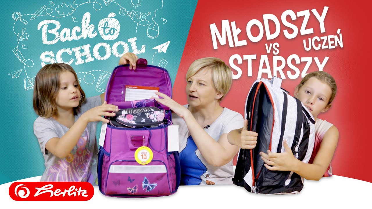 Watch Back to School 2019, Wyprawka dla młodszego ucznia vs starszego, Herlitz now Back to School 2019, Wyprawka dla młodszego ucznia vs starszego, Herlitz