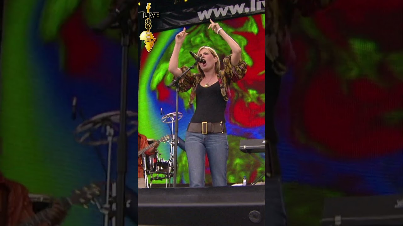 #dido with #whiteflag back in 2005. Watch the full set on our #live8 channel!