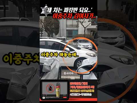 '제 차가 파킹만 되요!' 이중주차한 김여사에게 차를 빼달라고 하자..