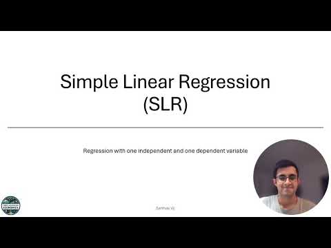 #2 Advanced Econometrics : Simple Linear Regression & Proof of OLS estimators