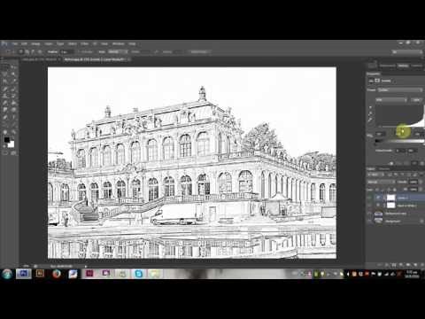 Photoshop How to create a pencil drawing / Μετατροπή φωτογραφίας σε σκίτσο