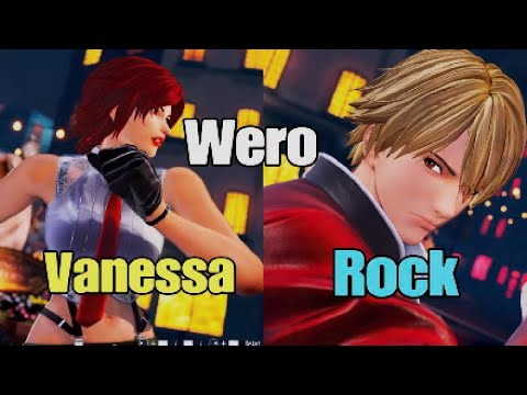 The King of Fighters XV Wero Asamiya (Vanessa Rock Dolores) Vs Joe Exk (Gato Vanessa Dolores)