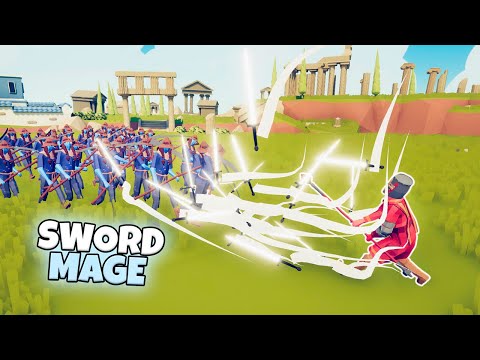 SWORD MAGE vs EVERY FACTION | TABS Modded Gameplay