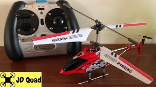 Syma S107G Indoor Helicopter Flight Test Video