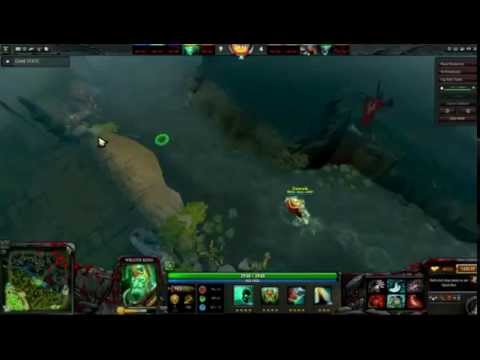 DotA 2 [Wraith King] Gameplay Highlights Almost 3 vs 1