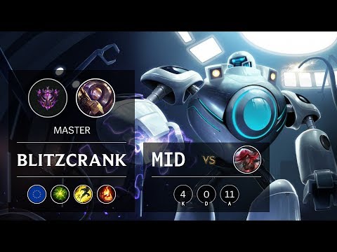 Blitzcrank Mid vs Katarina - EUW Master Patch 9.18