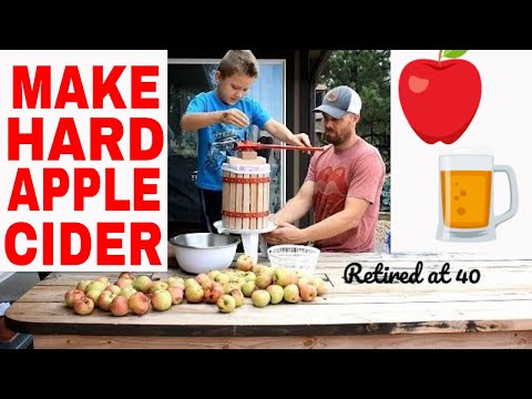Making 🍎"HARD"🍎 Apple Cider--Start To Finish #hardapplecider