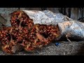 The Most Horrifying Moment Unexpected Happen While Sawing Crusty Wood At Sawmill