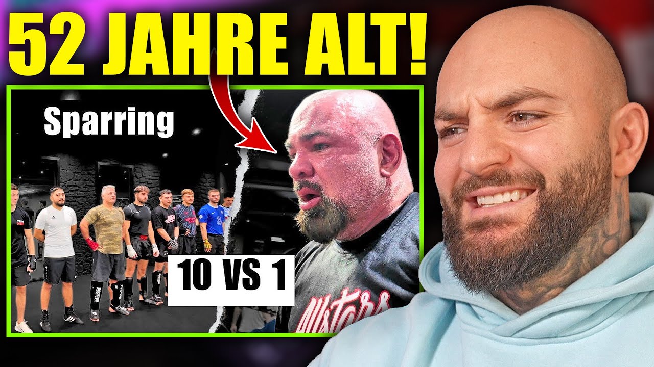 52 Jähriger Coach kämpft gegen 10 Fighter hintereinander! RINGLIFE