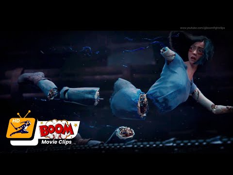 Underworld Fight Scene Alita vs Grewishka | Alita Battle Angel (2019) HINDI Movie Clip
