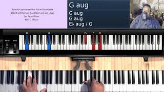 Don&#39;t Let the Sun (Go Down on our Love) - by Jamie Foxx Piano Tutorial