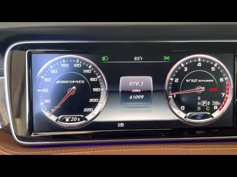 S65 AMG Coupe cold start video