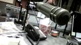 J.O.T. getting ready for radio interview with DAVID BUMGARNER at WBFJ FM(SEPT 9, 2011).pt 2.wmv