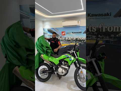 Got my 1st bike Kawasaki Klx230 Indian 😁🦜