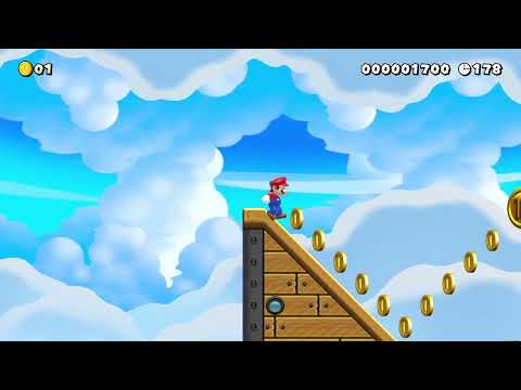 1-1 Larry's Airship by Mακεr⌒★ 🍄 Super Mario Maker 2 ✹Switch✹ #bpg