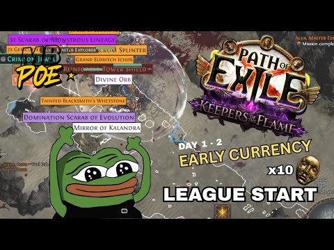 POE 3.27: TWO EARLY FARMING Currency Methods for LEAGUE START | Path of Exile