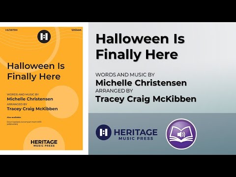 Halloween Is Finally Here (Unison) | Michelle Christensen and Tracey Craig McKibben