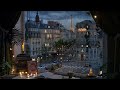 Paris Evening Ambience Rain And Distant Thunder Sounds For Focus Study And Relaxation