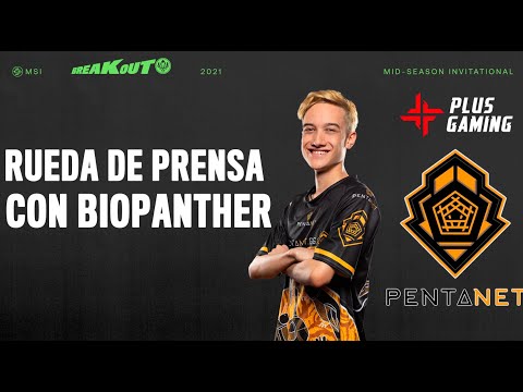 Rueda de Prensa #MSI2021 con BioPanther, Toplaner de PentanetGG