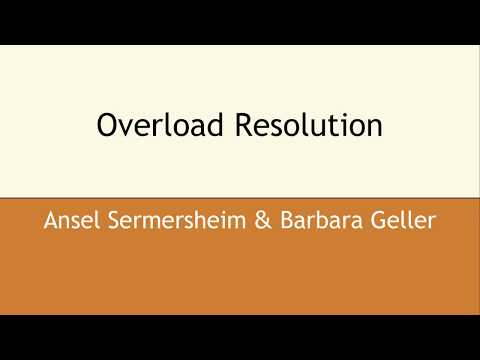 Overload Resolution