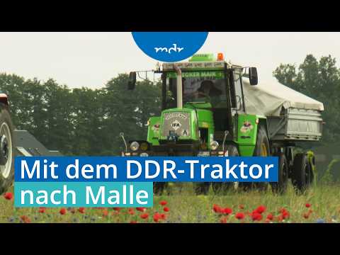 "Trecker-Maik" macht Roadtrip in den Süden | MDR SACHSEN-ANHALT HEUTE | MDR